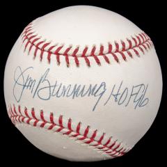 Autographed Baseball, Jim Bunning