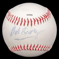 Autographed Baseball, Bob Broeg