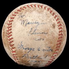Autographed Baseball, George Caster
