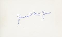 Autograph Card, James McGarr