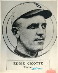 Autographed Picture, Eddie Cicotte