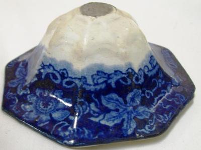 Dark Blue Sugar Bowl With Cover, Palermo Design