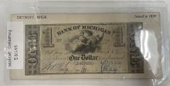 Paper Currency, 1 Dollar