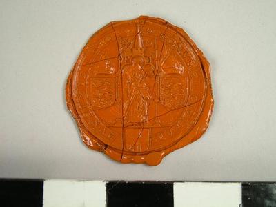 Seal, Impression Of The Seal Of The Mayor Of Durham