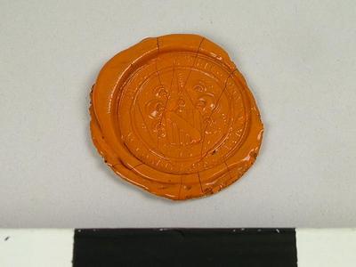 Seal, Impressions Of The Seal Of The Manor Of Eggleston Co.,  Durham