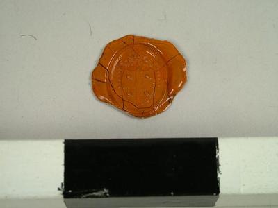 Seal, Impression Of The Seal Of The Arms Of Anstey