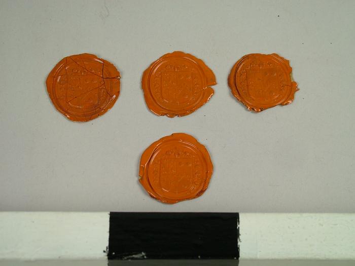 Seal, Impression Of The Seal Of Tempest Esquire Of Wineyard And His Wife, Townsend