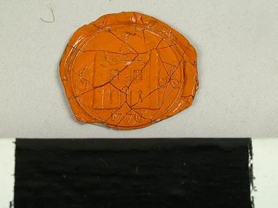 Seal, Impression Of The Seal Of The Mayor Of Stockton County Court Of Durham