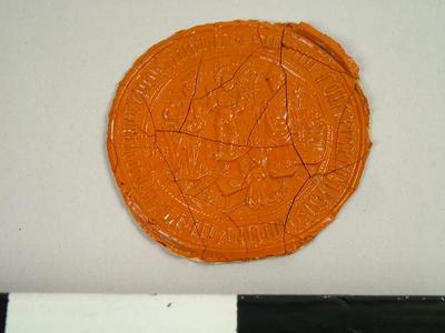 Seal, Impression Of The Seal Of Foklington School, Yorkshire