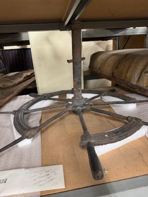 'Hummingbird' Steamboat Pilot's Wheel, Grand River