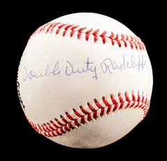 Autographed Baseball, Ted Radcliffe