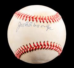 Autographed Baseball, Josh Gibson Jr.