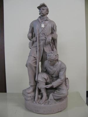 Statue, 'wounded To The Rear Or One More Shot'