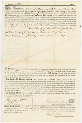 Tax Deed, William Welles 