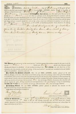 Tax Deed, William Welles 