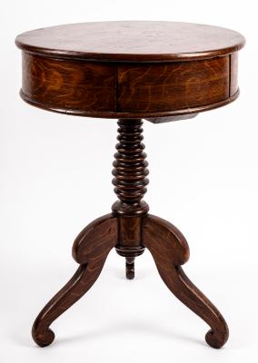Table, Sewing "Drum" 