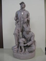 Statue, 'wounded To The Rear Or One More Shot'