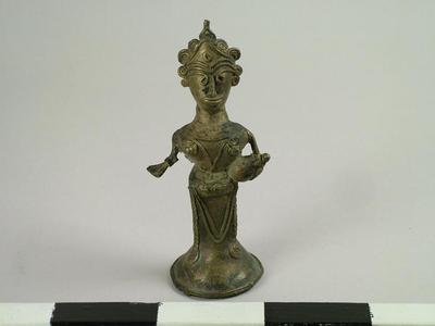 Figurine, Woman Holding Vessel