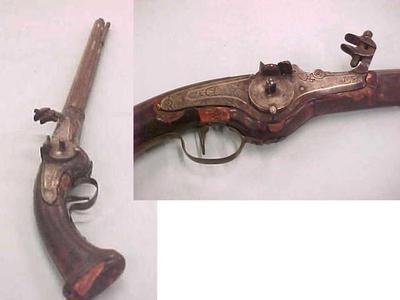 Pistol, Wheel Lock  Revolver, Whitney Navy