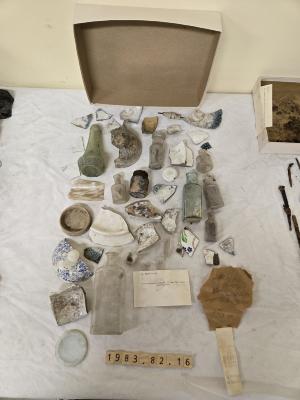 Salvage Artifacts, Old County Building Site