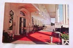 Postcard, Grand Hotel Porch, Mackinac Island, Michigan