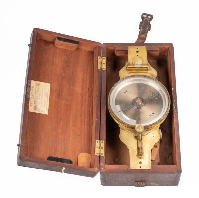Surveyor's Vernier Compass, Case and Tripod