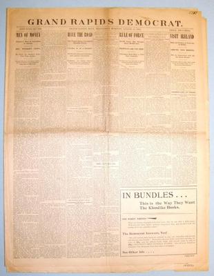 Newspaper, Grand Rapids Democrat