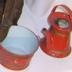 Doll Farm Utensils: Cans (2) & Tub (1)