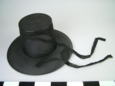 Hat, Black Horsehair, Korean
