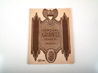 Music,  General Grant's March Sheet