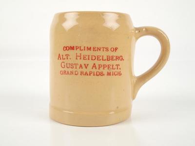 Mug, Shaving, Alt. Heidelberg Gustav Appelt