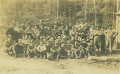 Photograph, Lumbering Crew at Slocum's Grove