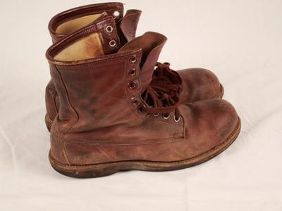 Flight Boots (pr.) Used By Roger B. Chaffee, Roger B. Chaffee Archive Collection #6