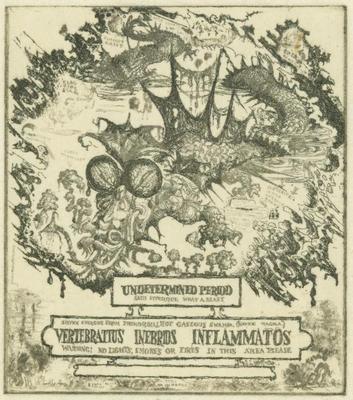 Print, 'Fossil Studies: III, Reptilia - State I' (1 Of 3)