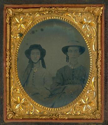 Cased Photograph, Two Unidentified Women