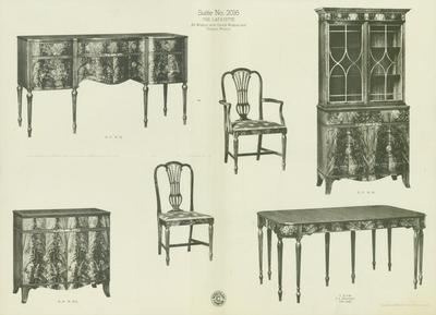 Furniture Plate, Berkey &amp; Gay Furniture Company, The Lafayette