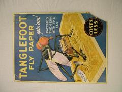 Advertisement, 'tanglefoot Fly Paper Gets 'em'