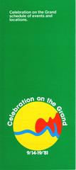Booklet, 'celebration On The Grand Schedule Of Events And  Locations'