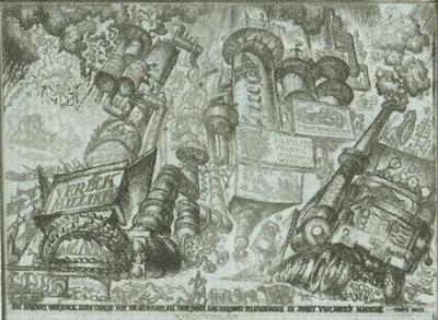 Print, Johnny Verbeck's Vonderful Machine - State IV, No.9 (Final Edition State) (4 Of 4)