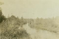 Photograph, Cabin on a River