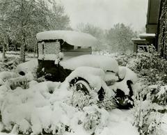Photograph, Automobile Covered In Snow
