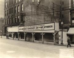 Photograph, S.S. Kresge's Expansion Sign on Exterior