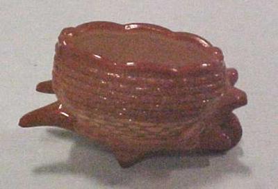 Toothpick Holder, Wheelbarrow, Chocolate