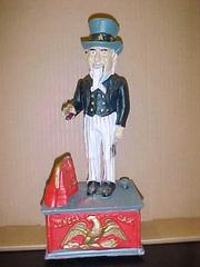 Mechanical Bank, Uncle Sam