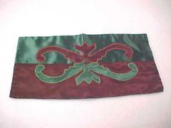 Ribbonwork Panel, Green & Brown