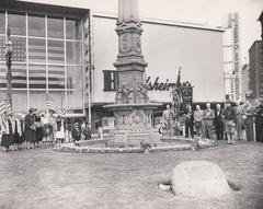 Photograph, Memorial Service at Monument Park