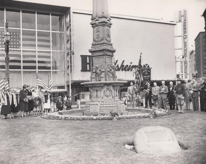Photograph, Memorial Service at Monument Park