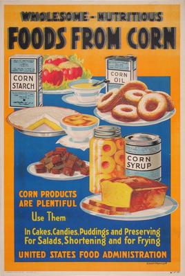 Poster, Wholesome Nutritious Foods From Corn