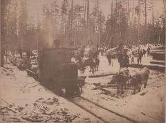 Photograph, Winter Logging Scene