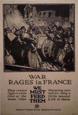 Poster, War Wages In France